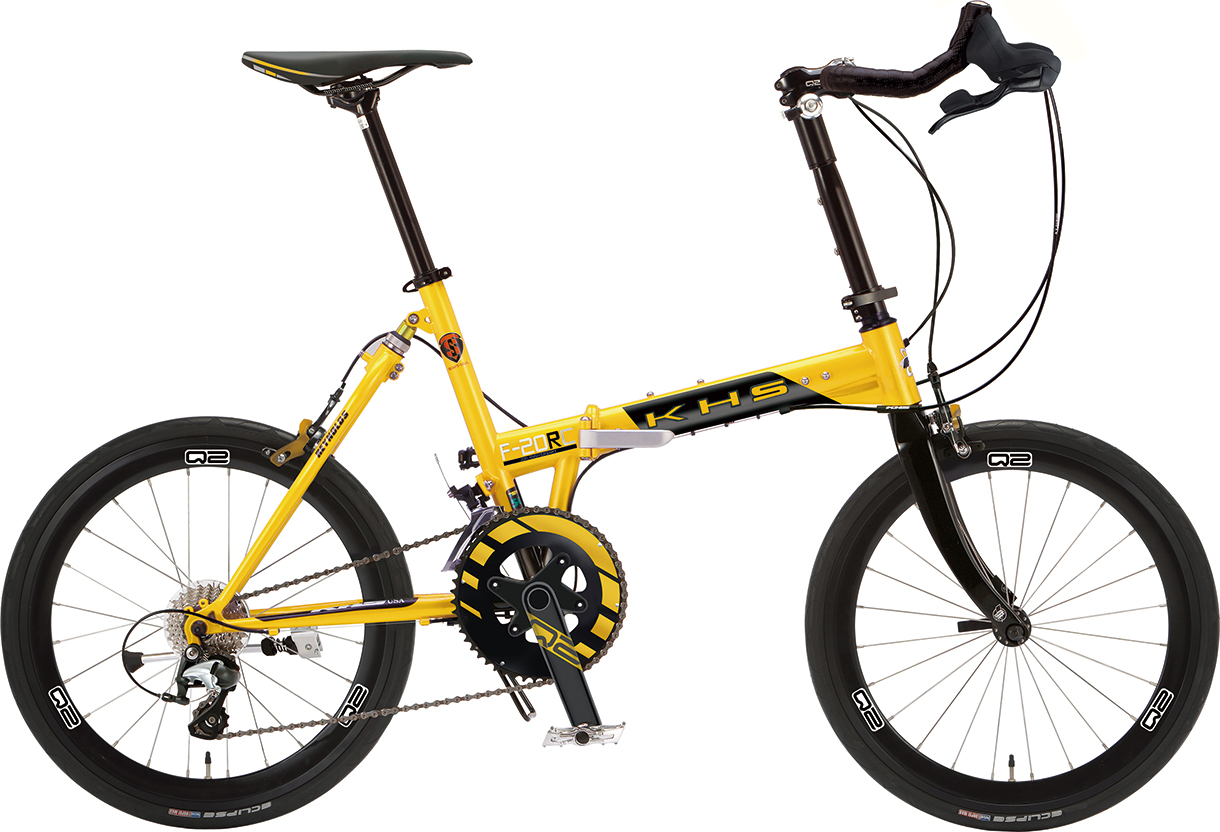 KHS F20-RC 20インチ折り畳み自転車 輪行袋付き - 自転車、サイクリング